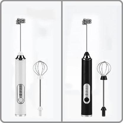Batedor Misturador Mixer Elétrico para Bebidas Leite Café Portátil
