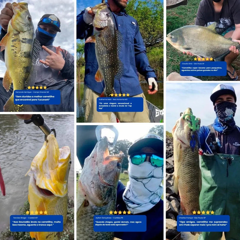 Carretilha Abu Garcia Black Max3 anti-cabeleira + Óculos Shimano