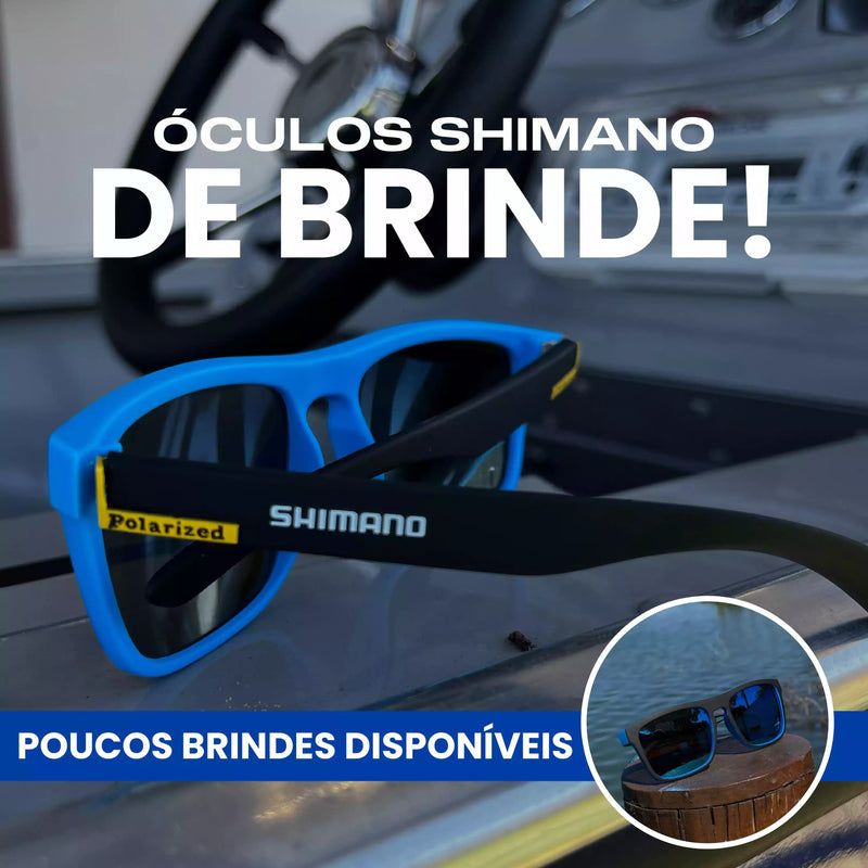 Carretilha Abu Garcia Black Max3 anti-cabeleira + Óculos Shimano