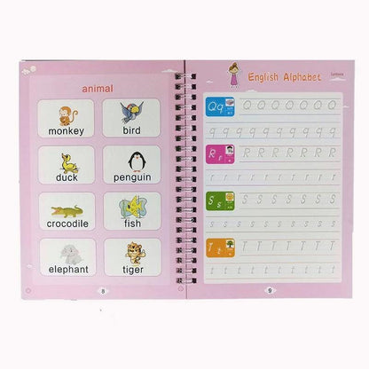 Caderno De Caligrafia Reutilizável
