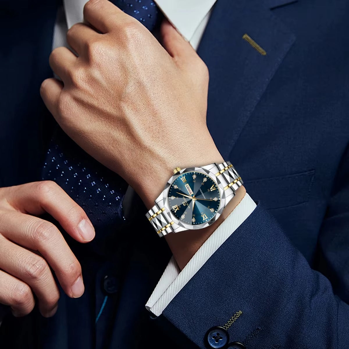 Relógio Premium Luxury Gold