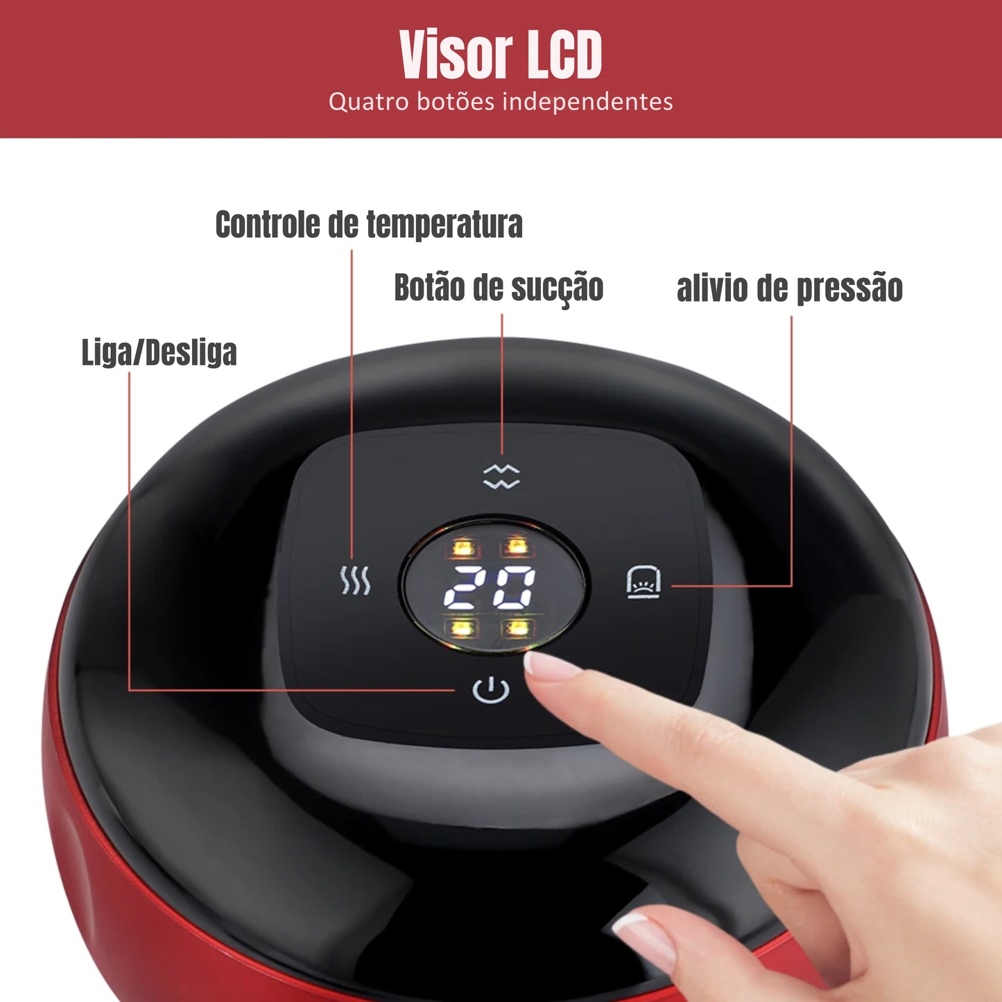 Massageador Terapêutico a Vácuo - VacuumTech Pro